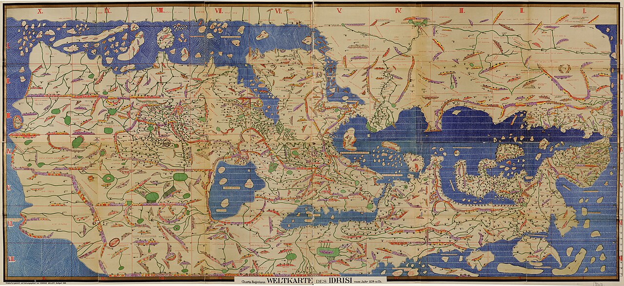 Al-Idrisi’s Tabula Rogeriana (Nuzhat al-Mushtaq)