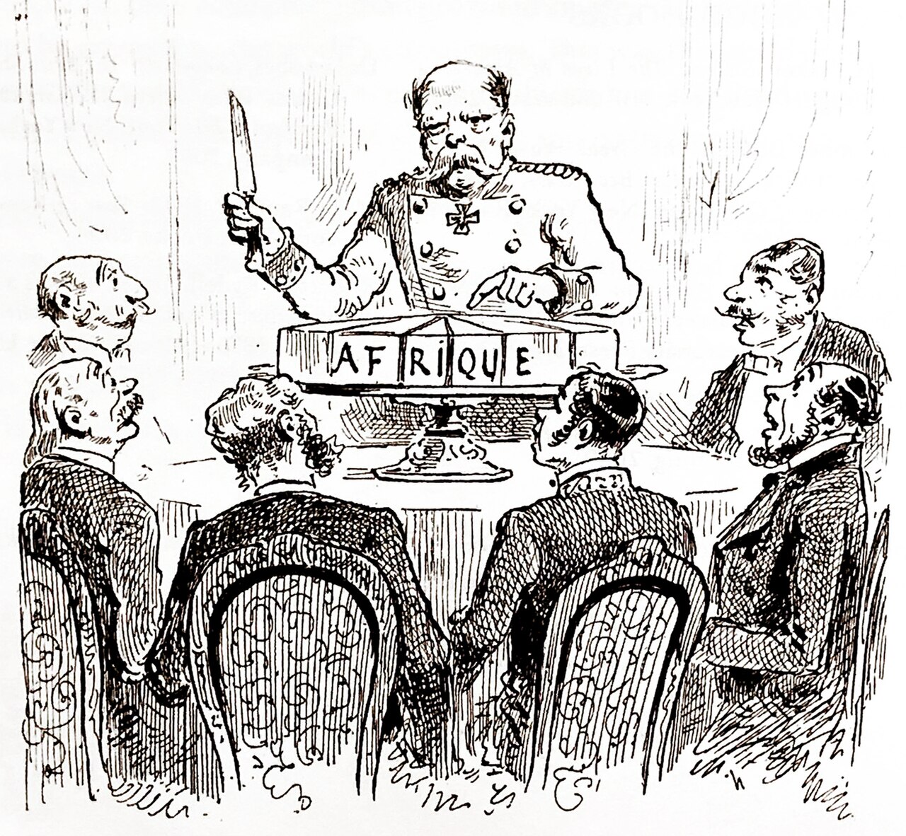 The Berlin Conference General Act Partition Map of Africa (1885)