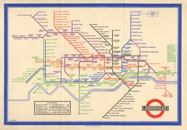 Harry Beck’s London Underground Map (1933 First Edition)